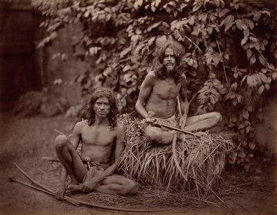 Veddahs, c. 1870 (foto) od Charles T Scowen & Co