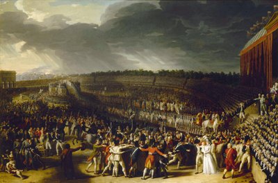 Festival federace na Champ de Mars dne 14. července 1790, 1792. od Charles Thevenin
