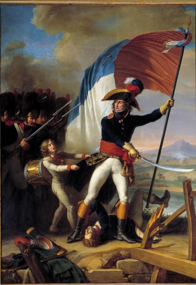 Generál Pierre Augereau (1757-1816) vedl útok na Pont d