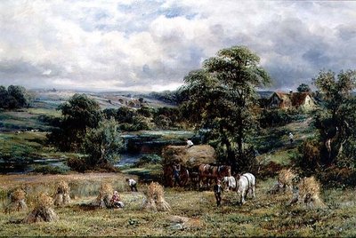 Čas sklizně, anglické léto od Charles Thomas Burt