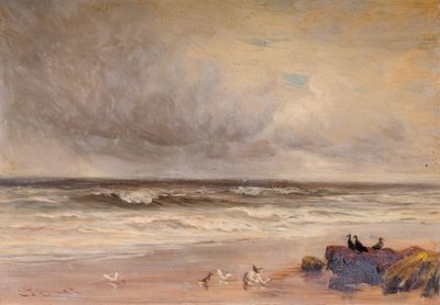 Mořské pobřeží, 1887. od Charles Thomas Burt