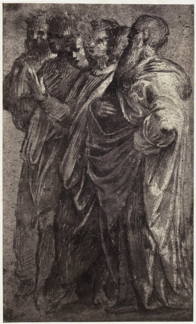 Fotoreprodukce kresby Raphaela, šesti mudrců od Charles Thurston Thompson