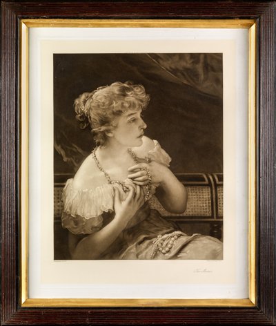 Zrcadlo (mezzotinta) od Charles Tomkins