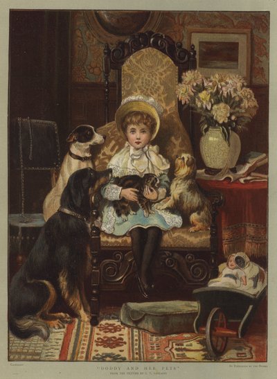 Doddy a její mazlíčci (chromolit) od Charles Trevor Garland