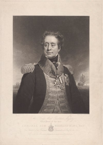Admirál Sir Richard King od Charles Turner
