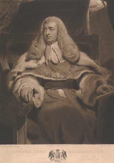 Edward Law, první baron Ellenborough od Charles Turner