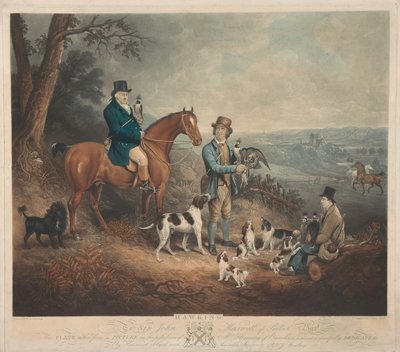 Malcolm Fleming z Barochan 1745-1811. Hawking... od Charles Turner