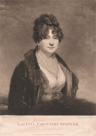 Lavinia Binghamová, hraběnka Spencerová od Charles Turner