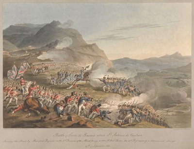 Č. 2  Bitva v pohoří Sierra de Basaco nad St. Antonio de Cantaro od Charles Turner