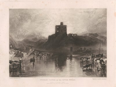 Hrad Norham u řeky Tweed od Charles Turner