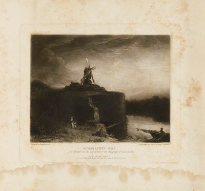 Rembrandtův mlýn od Charles Turner