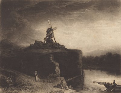 The Mill, publikoval 1823. od Charles Turner
