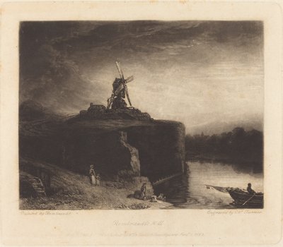 Mlýn od Charles Turner after Rembrandt van Rijn