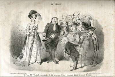 Ilustrace Charles Vernier (? -1887) v Le Charivari od Charles Vernier