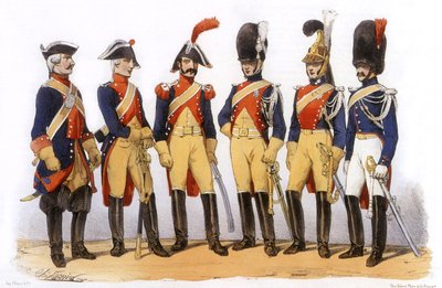 Uniformy francouzské armády: Gendarmes od Charles Vernier