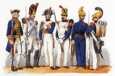 Uniformy francouzské armády: Speciální jednotky města Paříže (kavalérie) od Charles Vernier