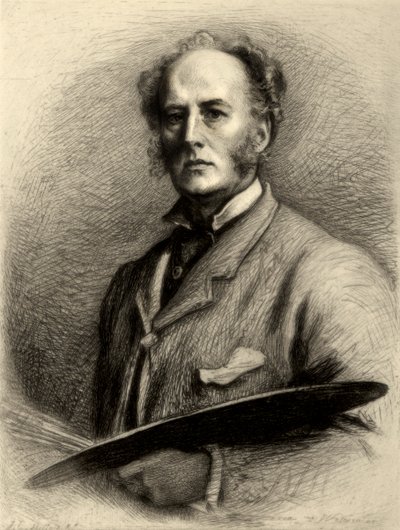 John Everett Millais , britský umělec, c1880-1882. od Charles Waltner