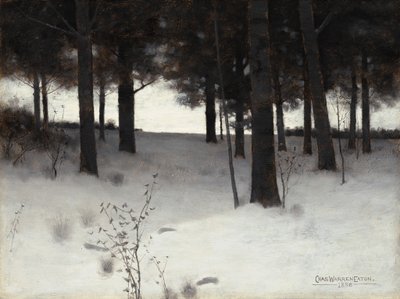 Lesy v zimě od Charles Warren Eaton