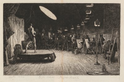 Life School Royal Academy od Charles West Cope