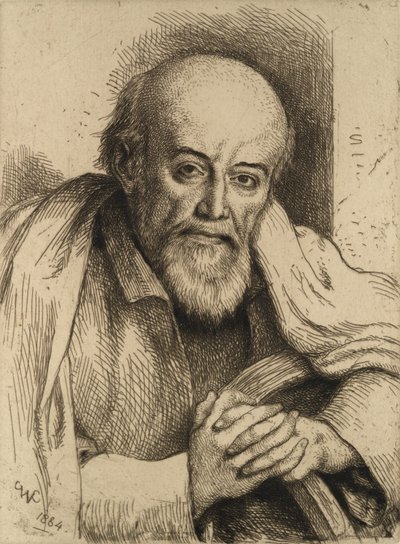 Portrét Samuela Palmera, 1884. od Charles West Cope