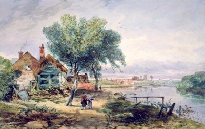 Pohled na Temži poblíž Sonning od Charles William Carter