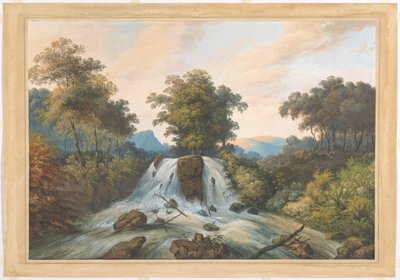Pohled na řeku Kema, Waterhaalplaats od Charles William Meredith van de Velde