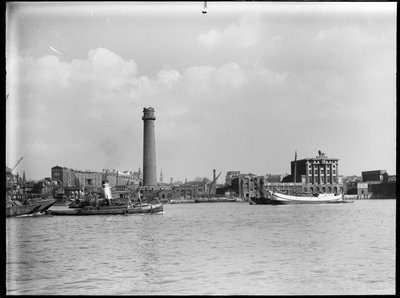 Shot Tower and Lead Works, Belvedere Road, Lambeth, Greater London Authority, 1936. od Charles William Prickett