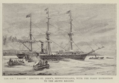 SS Falcon opouští St John