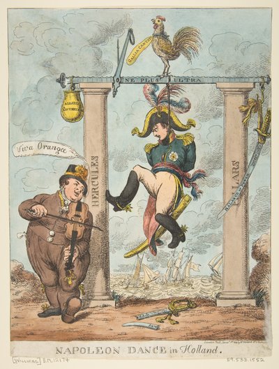 Napoleon Dance v Holandsku, 1. ledna 1814 od Charles Williams