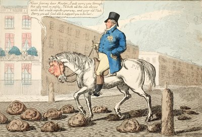 The Regents Hack, pub. 1812 (ručně kolorovaná rytina) od Charles Williams