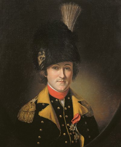 Charles Armand Tretin (1751-93) markýz z Rouerie od Charles Willson Peale