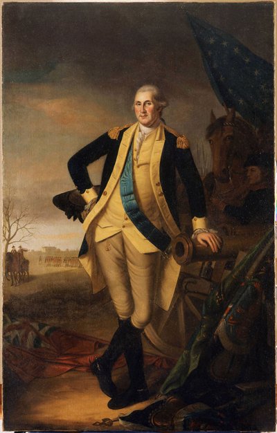 George Washington po bitvě u Princetonu od Charles Willson Peale