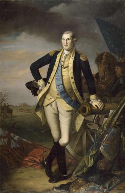 George Washington po bitvě u Princetonu 3. ledna 1777 od Charles Willson Peale
