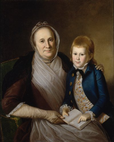Paní James Smith a vnuk, 1776. od Charles Willson Peale