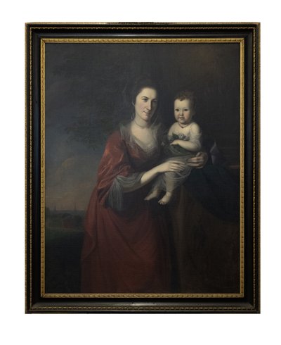 Paní Mary Norris Dickinsonová a její dcera od Charles Willson Peale