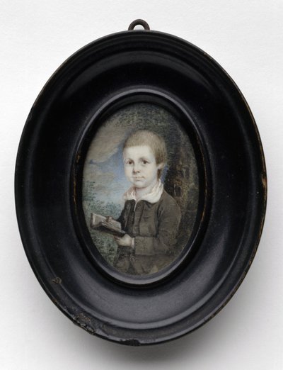 Portrét mladého chlapce, c. 1768 (akvarel na slonovině) od Charles Willson Peale