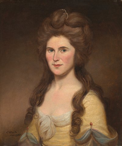 Rebecca Bryan White Paní John White, 1788. od Charles Willson Peale
