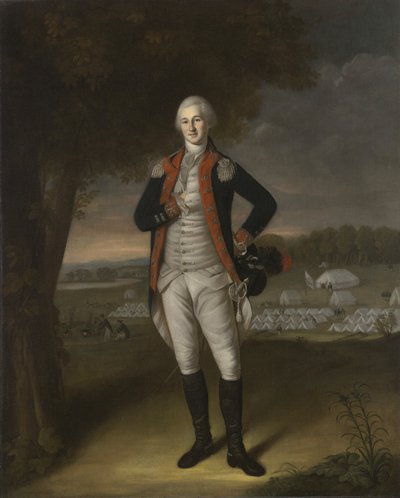 Walter Stewart, 1781 od Charles Willson Peale