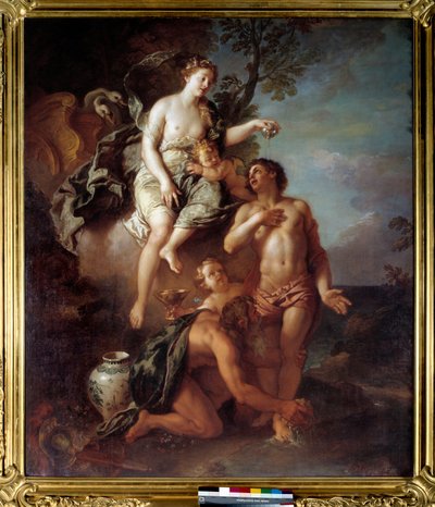 Eneeho zbožštění. Obraz Charlese De Lafosse (1636-1716) od Charles de Lafosse