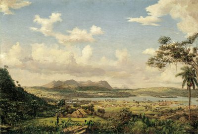 Havana Bay, Kuba, c.1854-61 olej na plátně od Charles de Wolfe Brownell