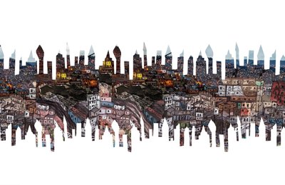 City Phantoms, 2011 (koláž) od Charlotte Orr