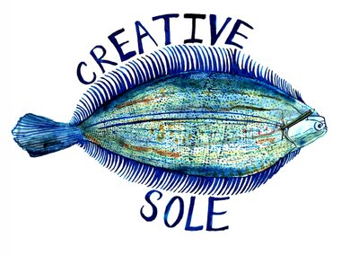 Creative Sole, 2019 (pero, inkoust a akvarel) od Charlotte Orr