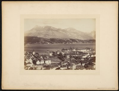 Lucerene a Rigi, pohled z Gutsche od Charnaux Frères and Cie.