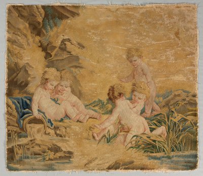 Děti si hrají: The Bath, 1700s. od Charron