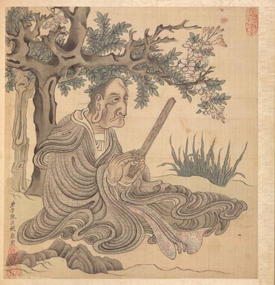 Obrazy podle starých mistrů: A Lohan [po Kuan-hsiu], 1598-1652. od Chen Hongshou
