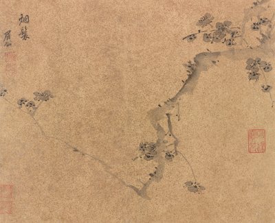 Švestková ratolest, dynastie Ming, cca 1580-1639. od Chen Jiru