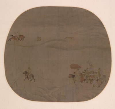 Podzimní lov, c. 1201-4. od Chen Juzhong