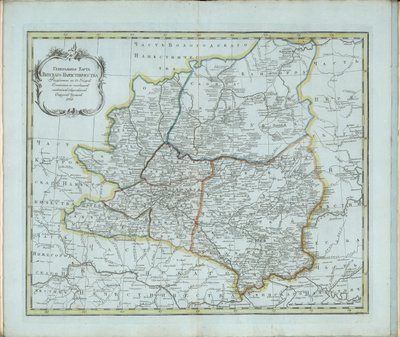 Obecná mapa gubernie Vyatka, 1791. od Chernoi