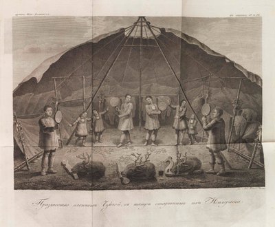 Ilustrace z Cesty kapitána Billingsa po Čukotce... od Gavriila Sarycheva, 1811. od Chesky