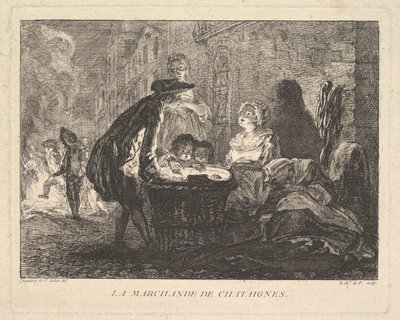 The Chestnut Seller, The Chestnut Seller, 1762. od Chevalier de Parlington